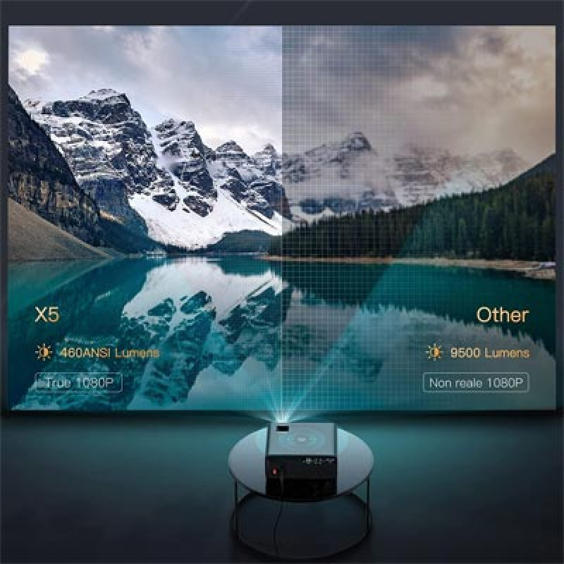 TOPTRO X5 5G WiFi Bluetooth Projector